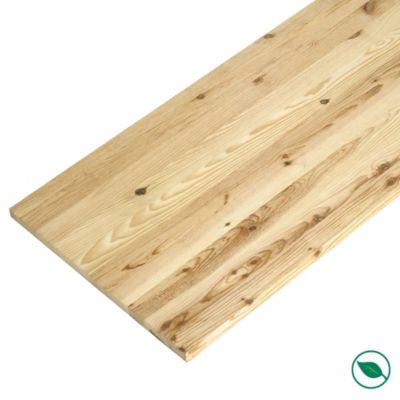 Plan de travail pin massif 2000 x 800 x 28 mm