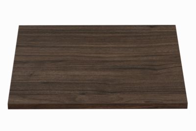Plan de travail pour meuble de salle de bain TERRA VILLA coloris noyer foncé 60 cm