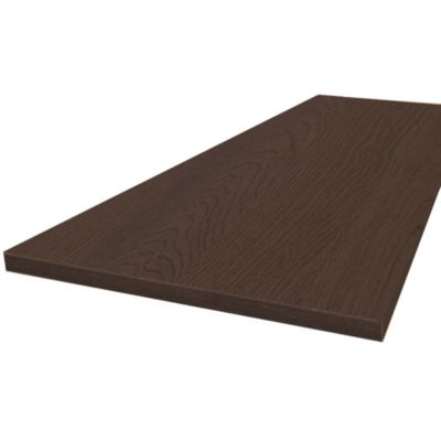 Plan de travail stratifié HPL chêne brun 3000 x 650 x 38 mm
