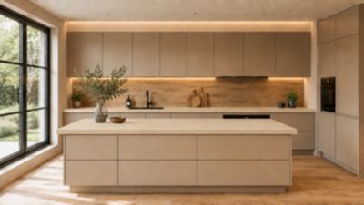 Plan de travail stratifié HPL chêne clair 2000 x 650 x 38 mm