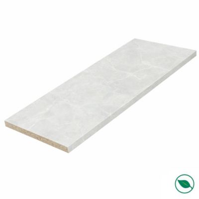 Plan de travail stratifié marbre 2770 x 640 EP 28 mm