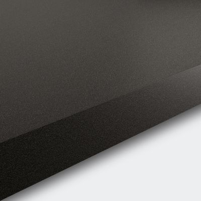 Plan de travail stratifié anthracite mat L.300 x l.62 x ép.3,8 cm GoodHome Berberis
