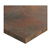 Plan de travail stratifié aspect bois Karusti 205 x 65 cm ép.38 mm (vendu à la pièce)