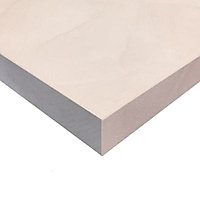 Plan de travail stratifié aspect ciment blanc hydrofuge 208 x 65 cm ép.30 mm (vendu à la pièce)