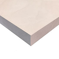 Plan de travail stratifié aspect ciment blanc hydrofuge 304 x 65 cm ép.30 mm (vendu à la pièce)