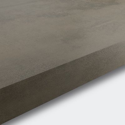 Plan de travail stratifié aspect ciment GoodHome Kala L.300 x l.62 x Ép.3,8 cm
