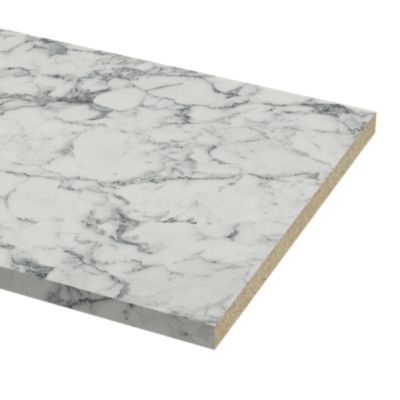 Plan de travail stratifié aspect quartzite GoodHome Berberis L.300 x Ép.3,8 cm