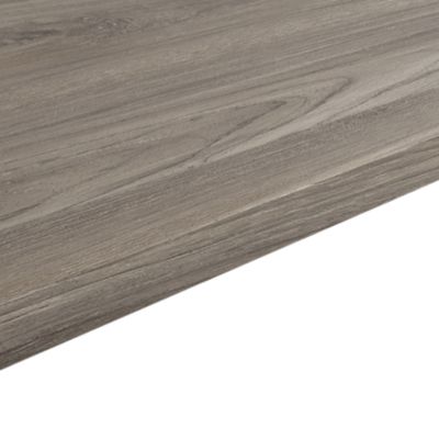 Plan de travail stratifié effet bois grège L.300 x ép.3,8 cm GoodHome Kala