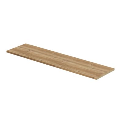 Plan de travail stratifié effet bois rustique Izee L. 246 cm x l. 63,5 cm x Ép. 38 mm