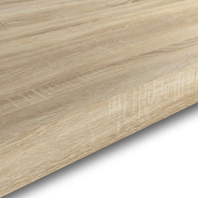 Plan de travail stratifié effet chêne Québec L.300 x l.62 x ép.3,8 cm GoodHome Kala