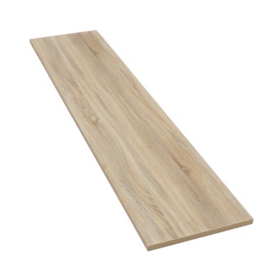 Plan de travail stratifié effet chêne Québec L.300 x l.62 x ép.3,8 cm GoodHome Kala