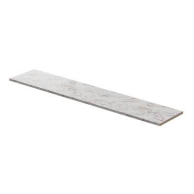 Plan de travail stratifié effet marbre beige L.300 x ép.3,8 cm GoodHome Berberis