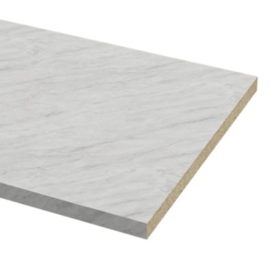 Plan de travail stratifié effet soft quartz L.300 x ép.3,8 cm GoodHome Kala
