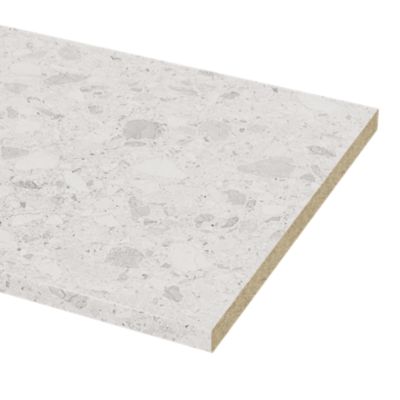 Plan de travail stratifié gris ceppo L.300 x l.62 x ép.3,8 cm GoodHome Berberis
