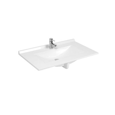 Plan simple vasque en résine de synthèse RESIPLAN - 80 cm