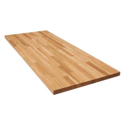 Plan snack chêne massif L.180 x l.62 x ép.4 cm GoodHome Hinita