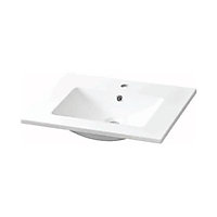Plan vasque blanc Cooke & Lewis Essential II 60 cm