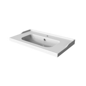 Plan vasque blanc GoodHome Lana 80 cm