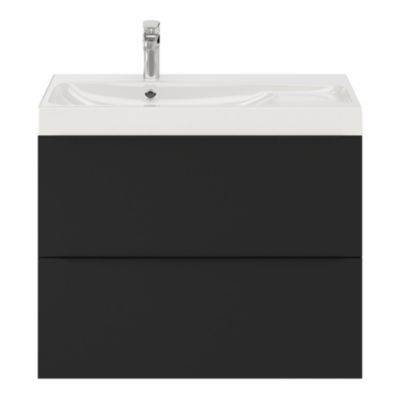 Plan vasque blanc GoodHome Mila 80 cm