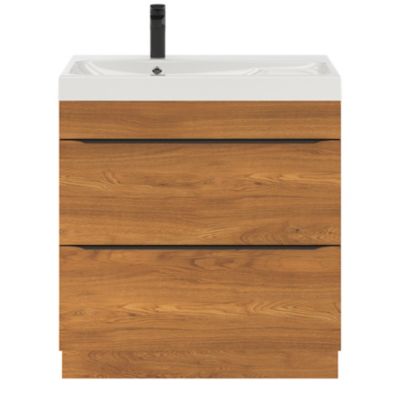 Plan vasque blanc GoodHome Mila 80 cm