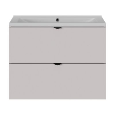 Plan vasque blanc GoodHome Nira 80 cm