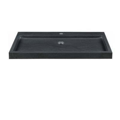 Plan vasque en pierre noire 90 cm, Cooke & Lewis Harmon