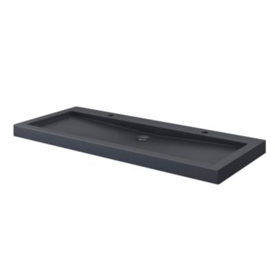 Plan vasque en pierre noire l.120 cm, Cooke & Lewis Harmon