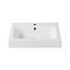 Plan vasque en résine blanc à encastrer GoodHome Duala l. 60 cm