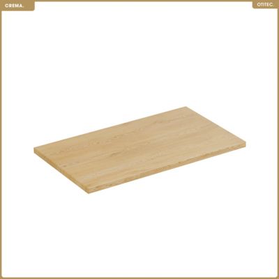 Plan vasque - L.80 x H.2 x P.46,5 cm - CREMA