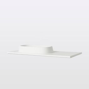 Plan vasque résine GoodHome Ceara 100 cm