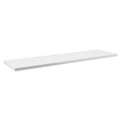 Plan vasque VANO  Blanc alpin  L140 x P40 x H2 cm  À poser sur meuble salle de bain