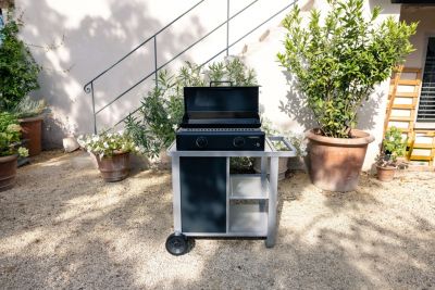 Plancha à gaz Campingaz Othello 58 x 36 cm 2 brûleurs 12 personnes