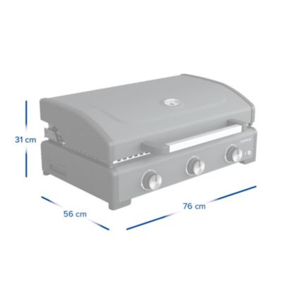Plancha à gaz Campingaz Sigma 3 Cook 39 x 36 cm 3 brûleurs
