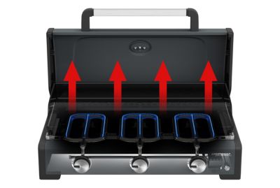 Plancha à gaz Campingaz Sigma 3 Cook 39 x 36 cm 3 brûleurs