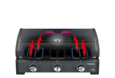 Plancha à gaz Campingaz Sigma 3 Cook 39 x 36 cm 3 brûleurs