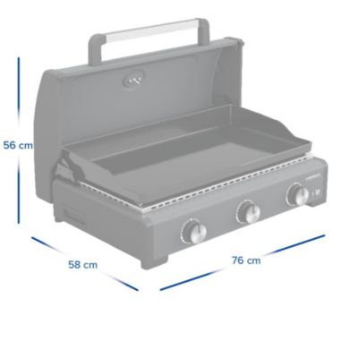 Plancha à gaz Campingaz Sigma 3 Cook 39 x 36 cm 3 brûleurs