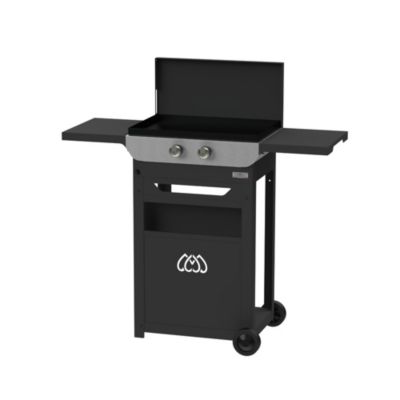 Plancha à gaz original 260 duo édition + chariot et couvercle inclus