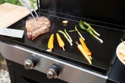 Plancha à gaz original 260 duo édition + chariot et couvercle inclus