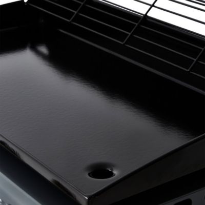 Plancha à gaz Silvia IIG 3 feux plaque inox l.67 x H.24,5 x P.41 cm
