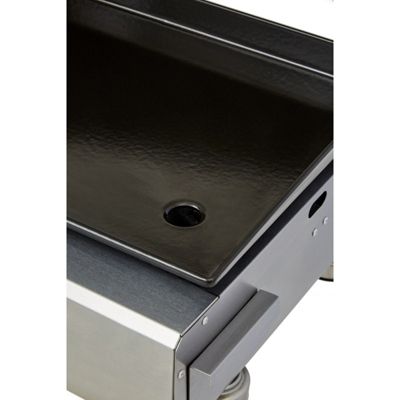 Plancha Alicia II Inox 2 feux  Surface cuisson 52 x 34 cm  5 kW