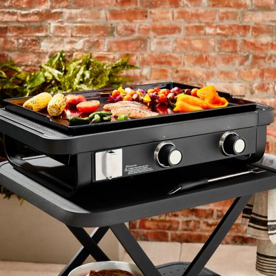 Plancha au gaz Rockwell GoodHome 2 brûleurs