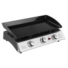 Plancha au gaz SEVILLE - 3 brûleurs 7,5kW - HAPPY GARDEN