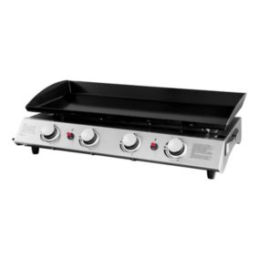 Plancha au gaz VALENCIA - 4 brûleurs 10kW - HAPPY GARDEN