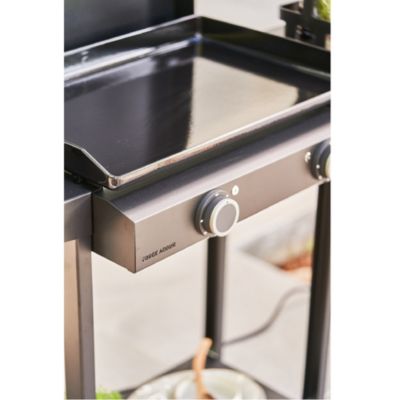 Plancha électrique 3 200 W Base 60 cm Forge Adour 2 feux