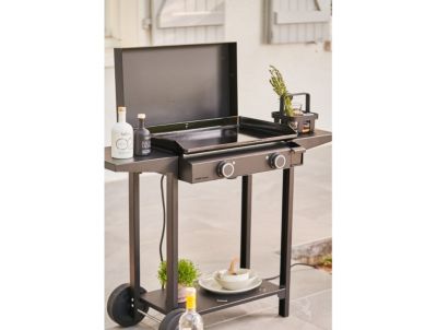 Plancha électrique Forge Adour 3200W - Fonte émaillée 58.5x40.5cm - Neuve