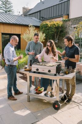 Plancha électrique acier inoxydable Krampouz Saveur Double