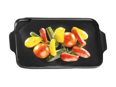 Plancha en céramique pour barbecue 22,8 x 40,6 cm Blooma