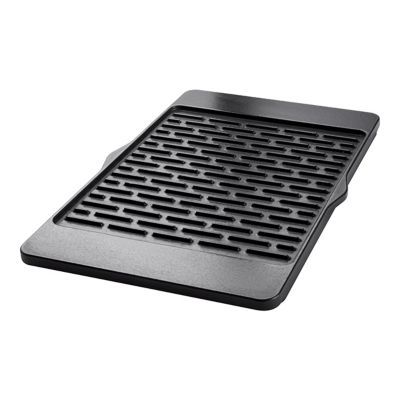 Plaque De Cuisson Inox 33x28 Cm Pour Brûleur Latéral De Barbecue à Gaz - Compatible Weber, Charbroil, Réglable - 11