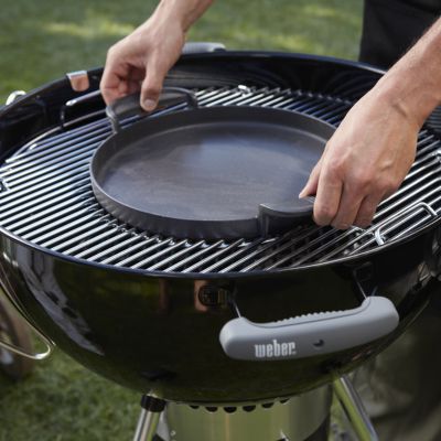 Plancha en fonte Weber Gourmet pour barbecue charbon de bois