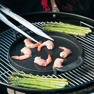 Plancha en fonte Weber Gourmet pour barbecue charbon de bois